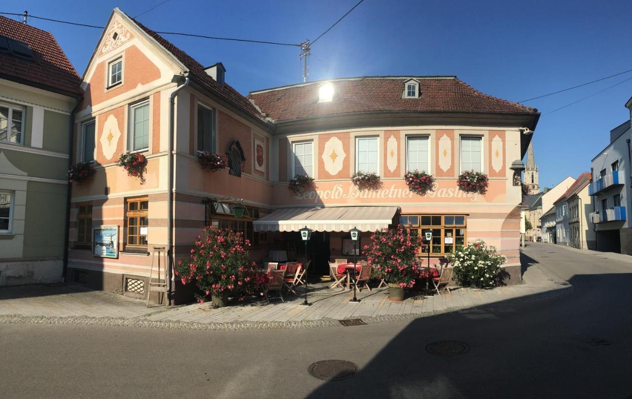 Gasthof Hametner Mit Innviertlerhof Mit Direktem Zugang Zur Therme Mediterrana Durch Unseren Garten! Bad Hall Kültér fotó